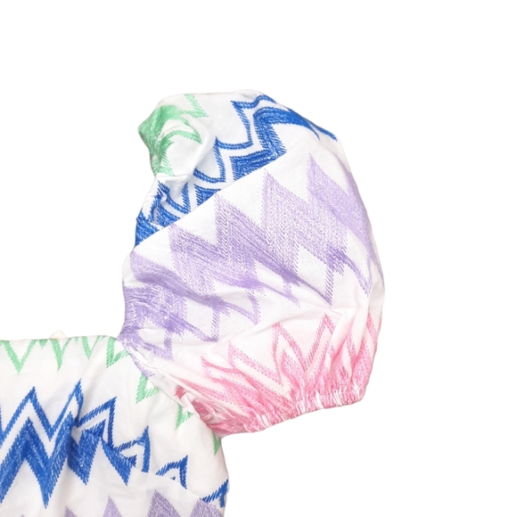 NEW Yumi Kim Jillian Rainbow Romper 100% Cotton Size 0 - Picture 3 of 8